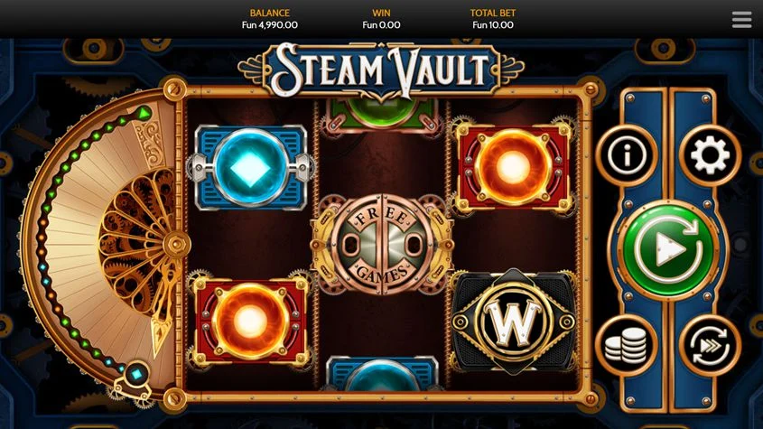 Overview of the Steam Vault Slot Experience